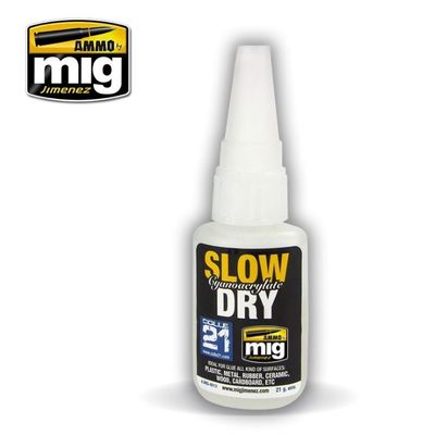 AMMO by Mig  Slow Dry Cyanoacrylate Super Glue 21g 8013
