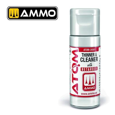 AMMO by Mig  ATOM Thinner &amp; Cleaner w/Retarder 20ml 20501