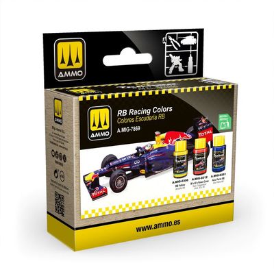AMMO by Mig  Cobra Motor Paint Red Bull Racing Set 7869