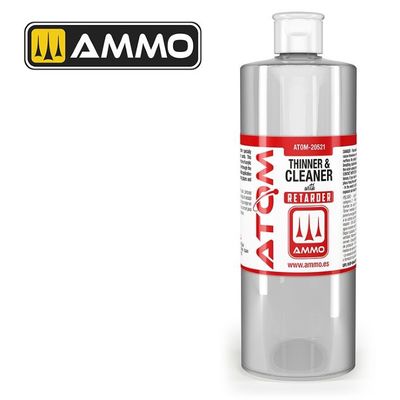 AMMO by Mig  ATOM Thinner &amp; Cleaner w/Retarder 400ml 20521