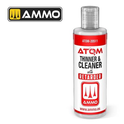 AMMO by Mig  ATOM Thinner &amp; Cleaner w/Retarder 60ml 20511
