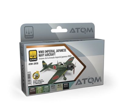 AMMO by Mig  ATOM WWII Imperial Japanese Navy Aircraft Paint Set 20928
