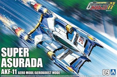 Aoshima 1/24 Cyber Formula Super Asurada AKF-11 Aero Mode/Aeroboost Mode 059111