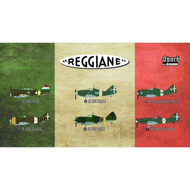 Sword 1/72 Reggiane Fighters 6-pack 72110