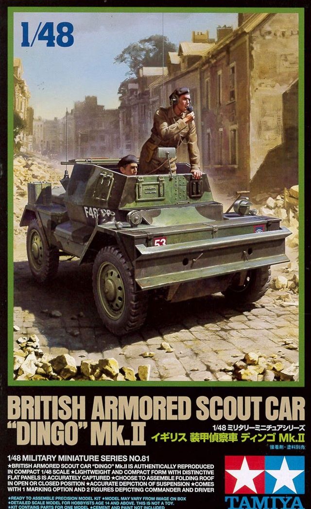 Tamiya 1/48 British Armored Scout Car &quot;Dingo&quot; Mk.II 32581
