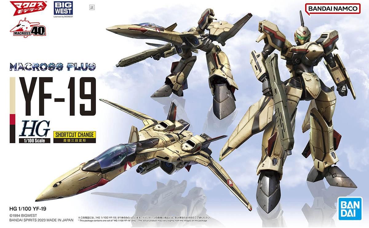 Bandai 1/100 HG Macross Plus YF-19 5064258