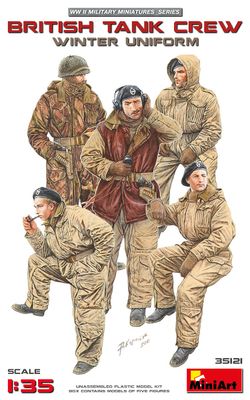 MiniArt 1/35 British Tank Crew (Winter Uniform) 35121
