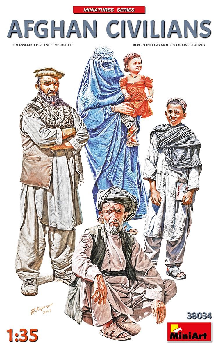 MiniArt 1/35 Afghan Civilians 38034