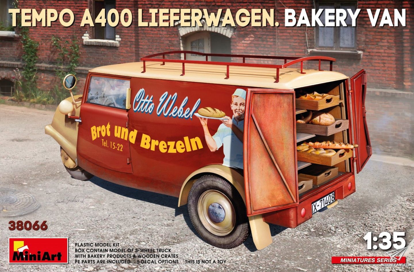 MiniArt 1/35 Tempo A400 Lieferwagen Bakery Van 38066
