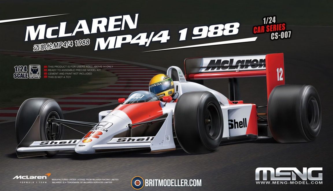 Meng 1/24 McLaren MP4/4 1988 CS-007