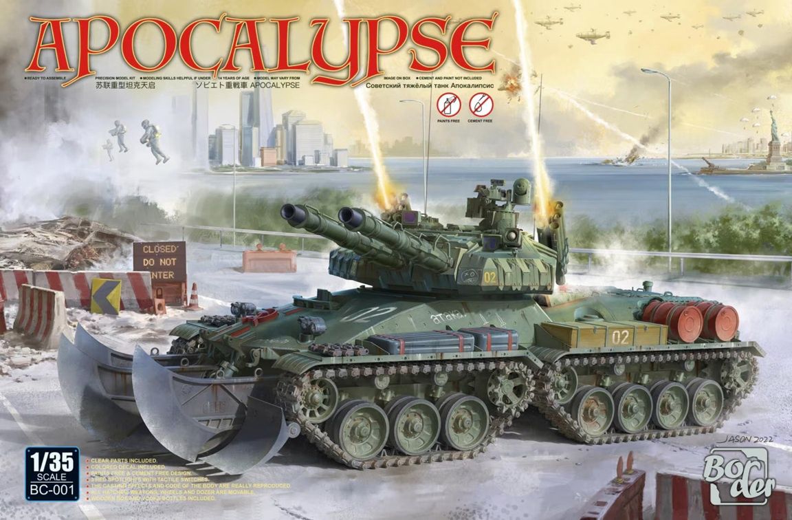 Border 1/35 Apocalypse Tank from Red Alert BC001