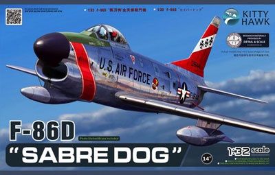 Kitty Hawk 1/32 F-86D &quot;Sabre Dog&quot; KH32007