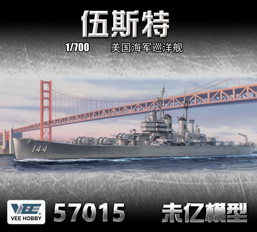 Vee Hobby 1/700 USS Worcester CL-144 Light Cruiser V57015