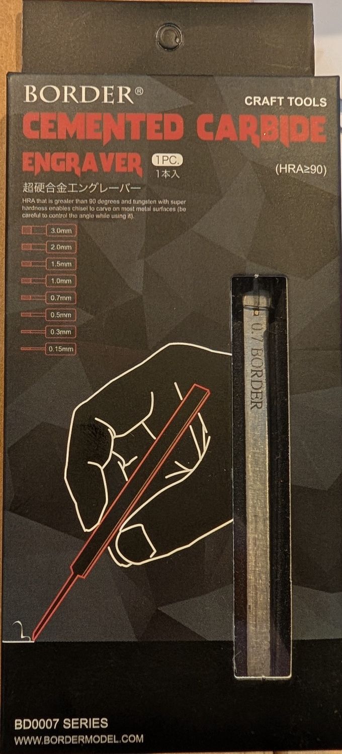 Border  Cemented Carbide Engraver 0.7mm BD0007-07