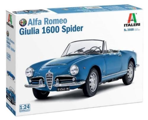 Italeri 1/24 Alfa Romeo Giulia 1600 Spider 3668
