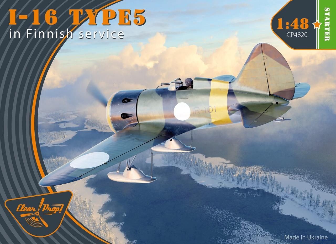 Clear Prop 1/48 I-16 Type 5 In Finnish Service Starter Kit 4820