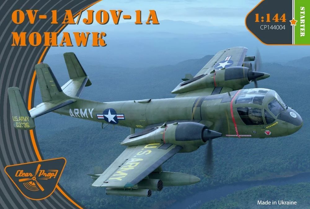 Clear Prop 1/144 OV-1A/JOV-1A Mohawk Starter Kit 144004