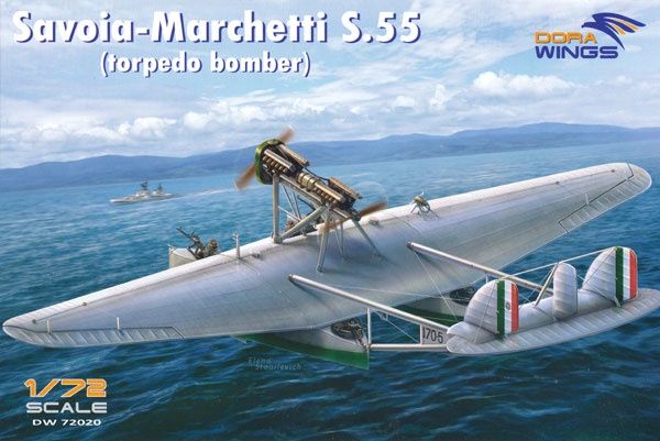 Dora Wings 1/72 Savoia-Marchetti S.55 (Torpedo Bomber) 72020
