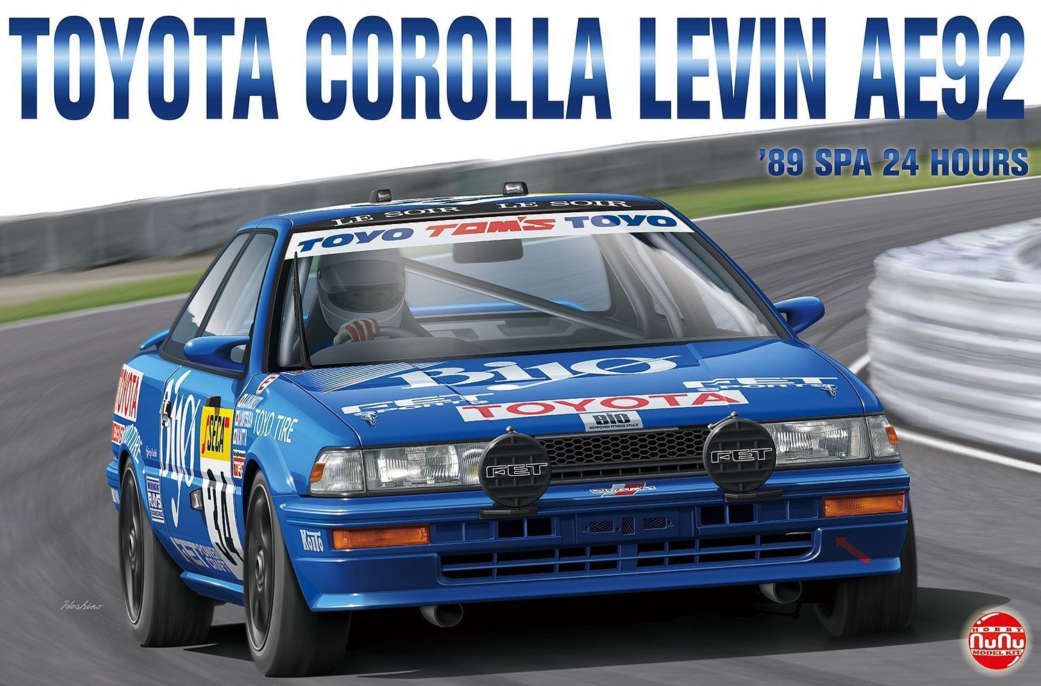 Platz 1/24 NuNu Toyota Corolla Levin AE92 &#39;89 Spa 24 Hours 24016