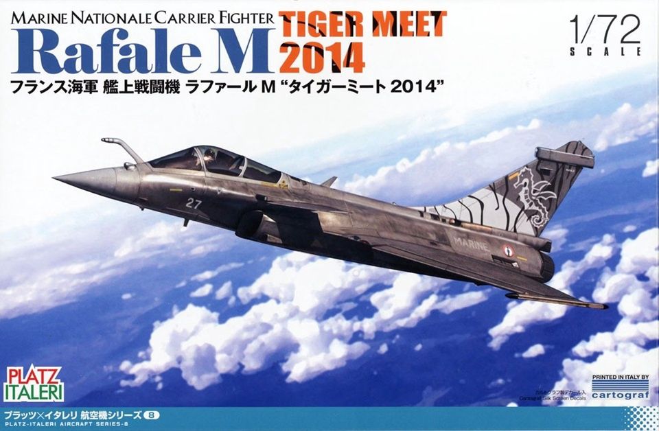 Platz 1/72 Italeri Marine Nationale Rafale M &#39;Tiger Meet 2014&#39; TPA8