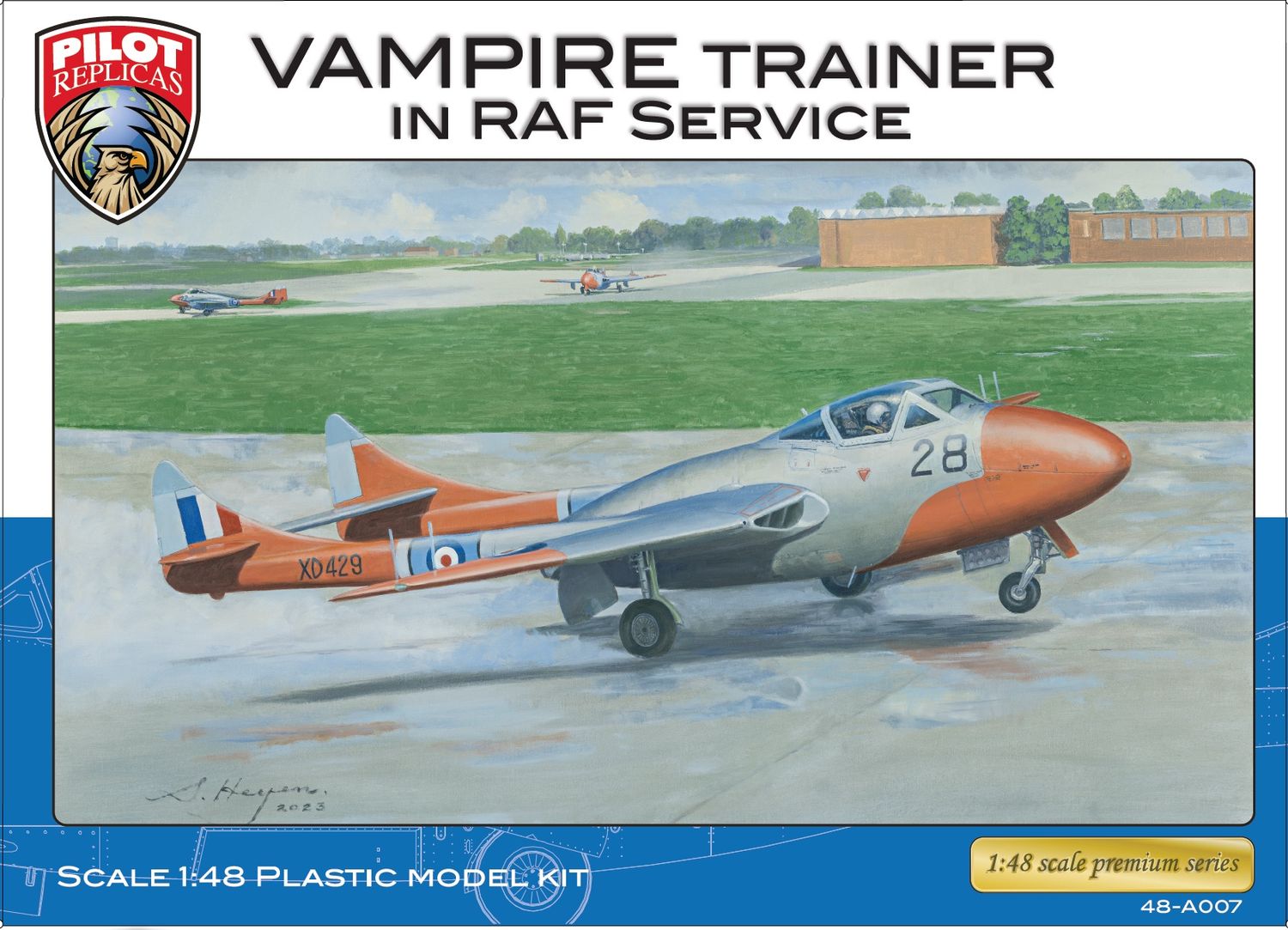 Pilot Replicas 1/48 Vampire T11 Trainer in RAF Service 48A007