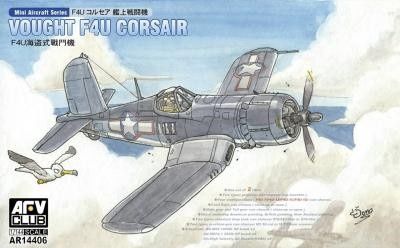 AFV Club 1/144 Vought F4U-1/1A/1C/1D Corsair (2 kits) 14406