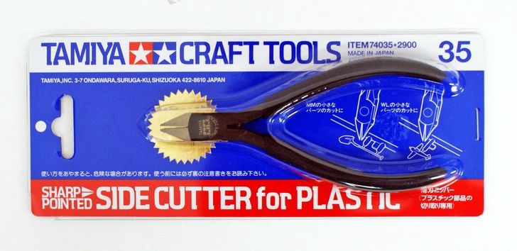 Tamiya Sharp Pointed Side Cutter for Plastic 74035