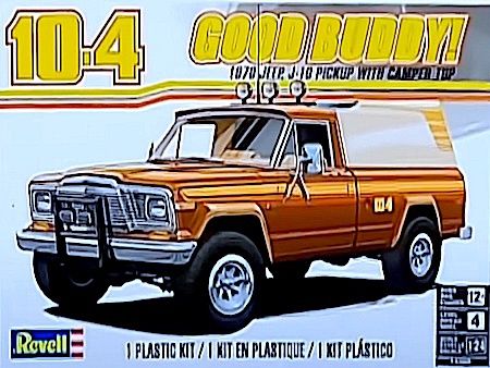 Revell 1/25 10-4 Good Buddy! 1979 Jeep J-10 Pickup with Camper Top 14568