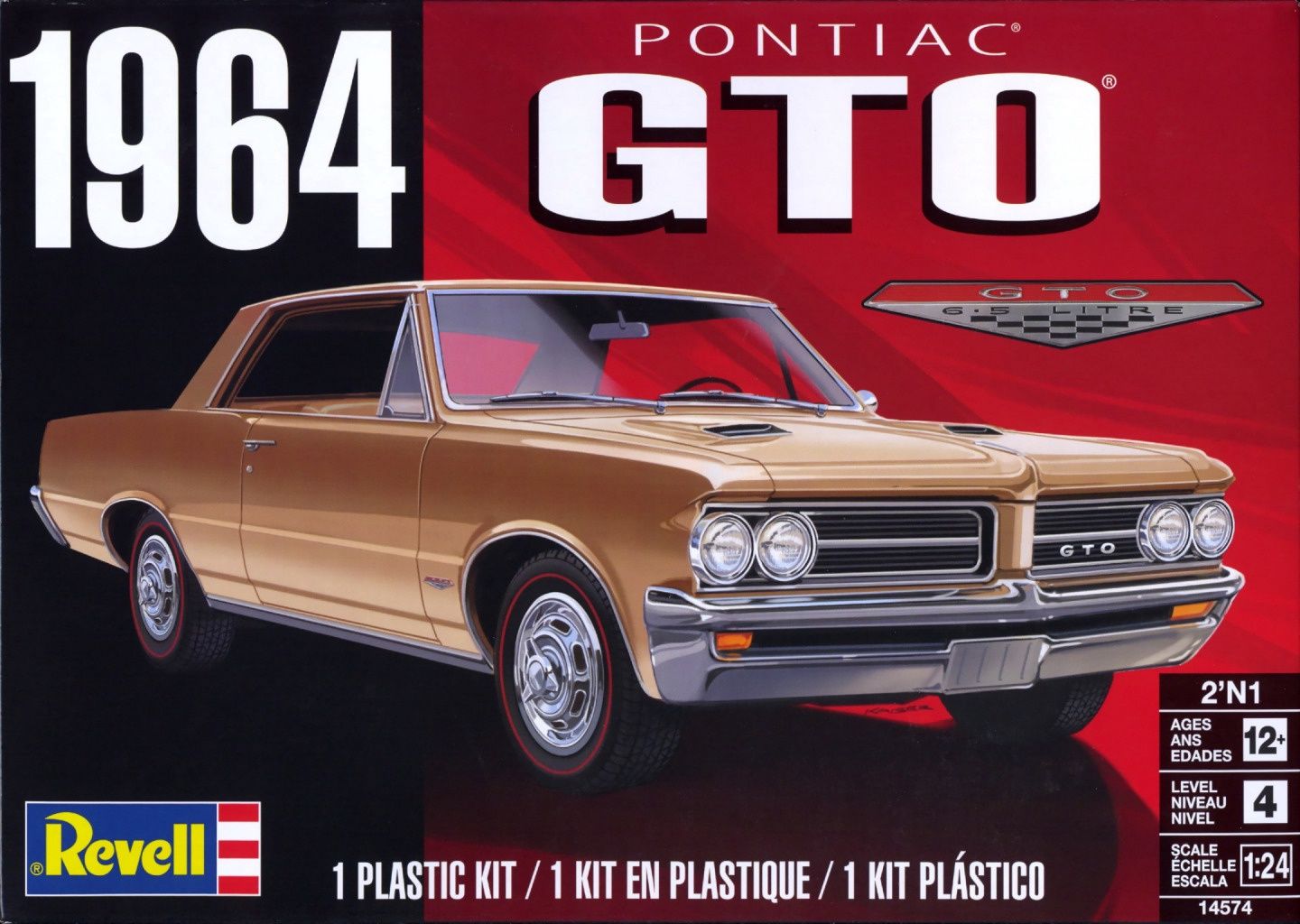 Revell 1/24 1964 Pontiac GTO 2&#39;n1 14574