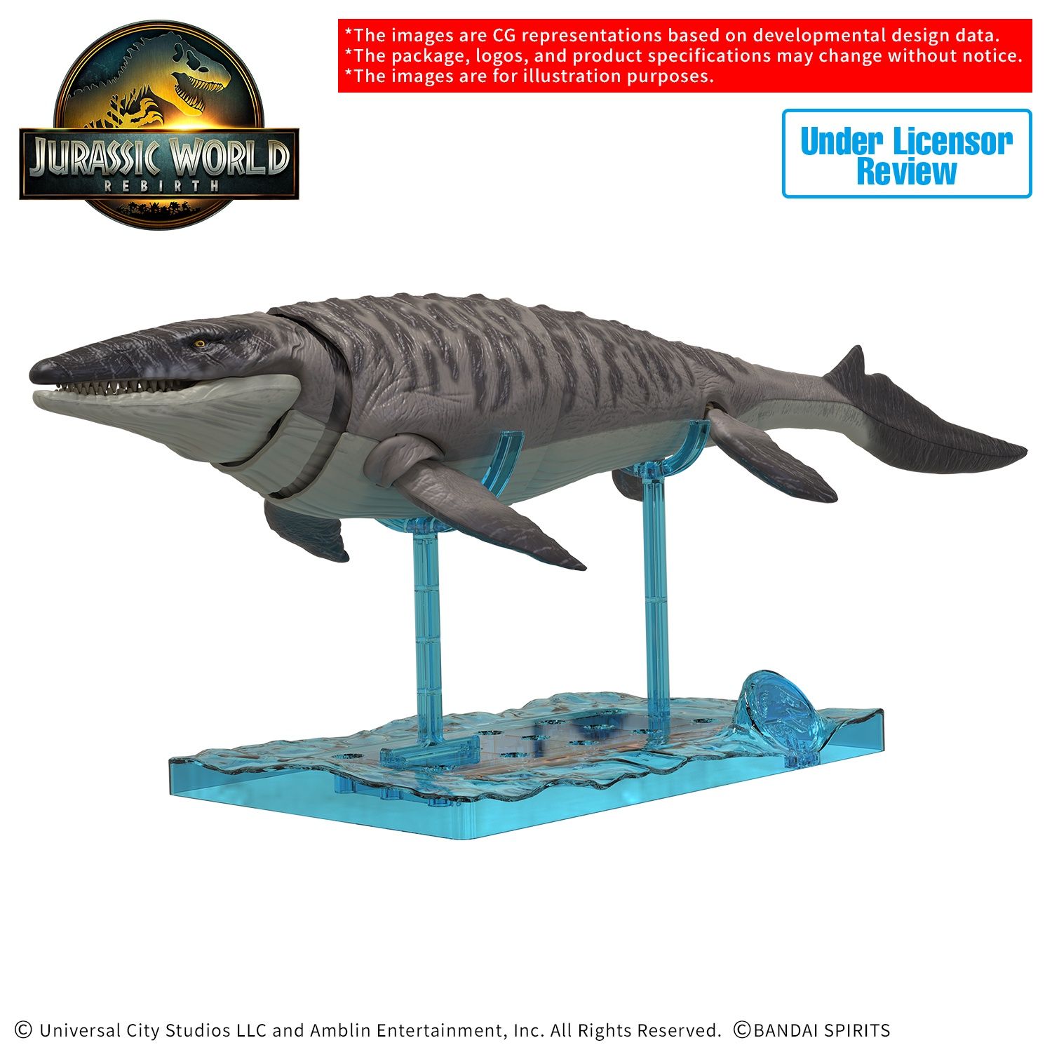 Bandai  Plannosaurus Mosasaurus Jurassic World 5068826
