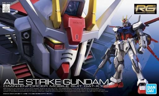 Bandai 1/144 RG #03 Aile Strike Gundam O.M.N.I. Enforcer Mobile Suit GAT-X105 5061613