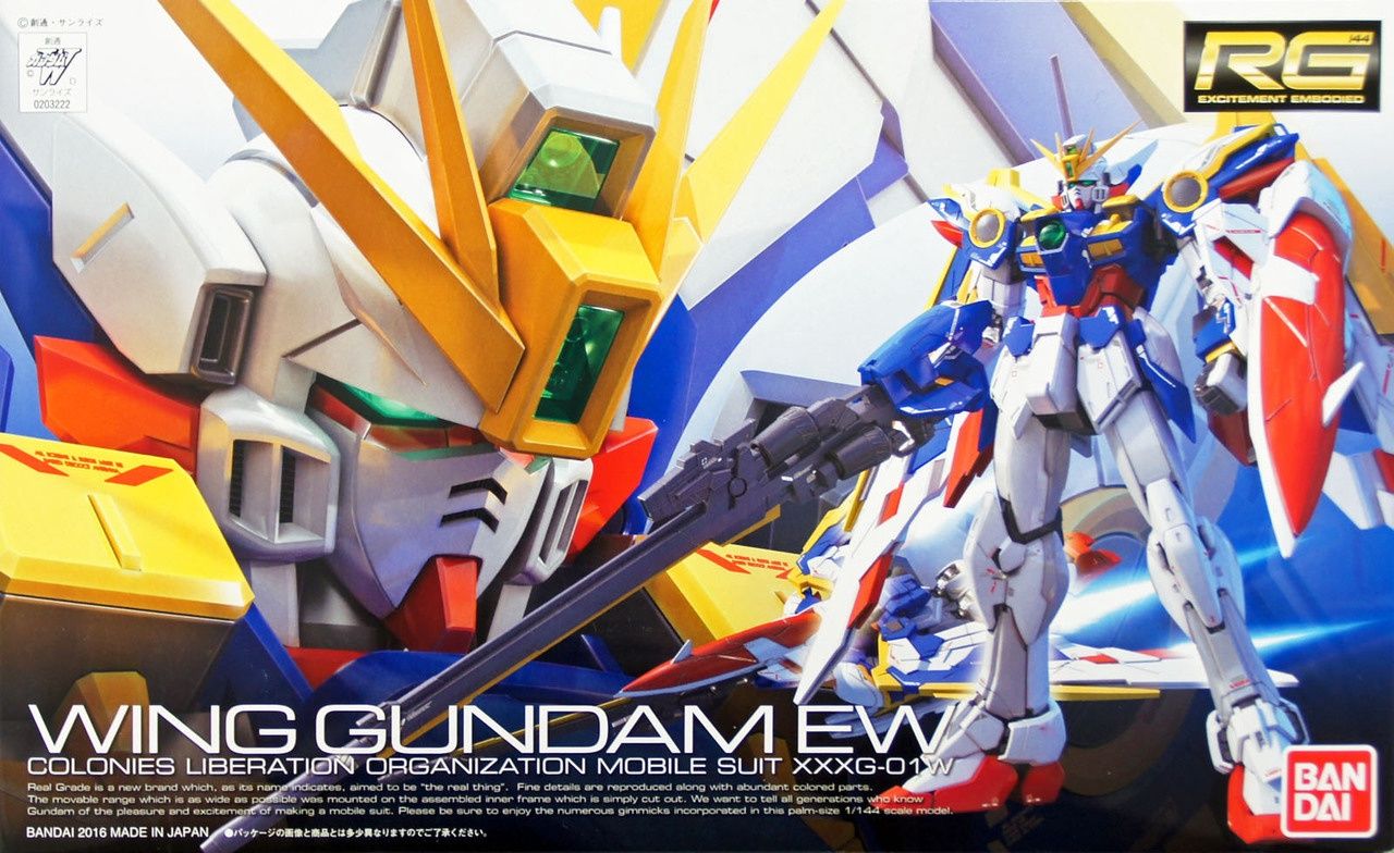 Bandai 1/144 RG #20 Wing Gundam EW Colonies Liberation Organization Mobile Suit XXXG-01W 5063053