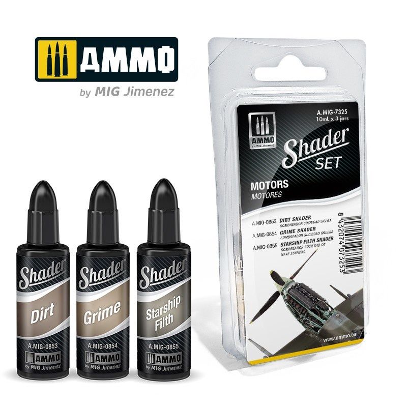 AMMO by Mig  Shader Set Motors 7325