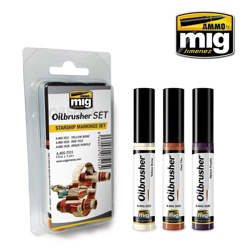 AMMO by Mig  Oilbrusher Starship Markings Set 7513