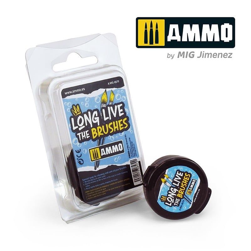 AMMO by Mig  Long Live the Brushes Brush Soap 8579