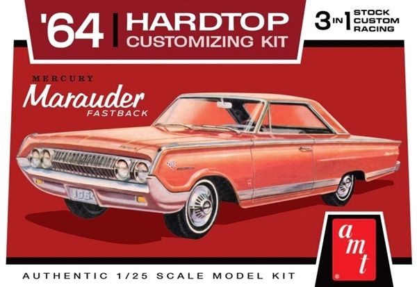 AMT 1/25 &#39;64 Mercury Marauder Fastback Hardtop Customizing Kit 1294