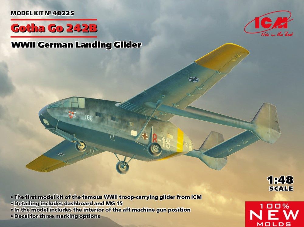 ICM 1/48 Gotha Go 242B WWII German Landing Glider 48225