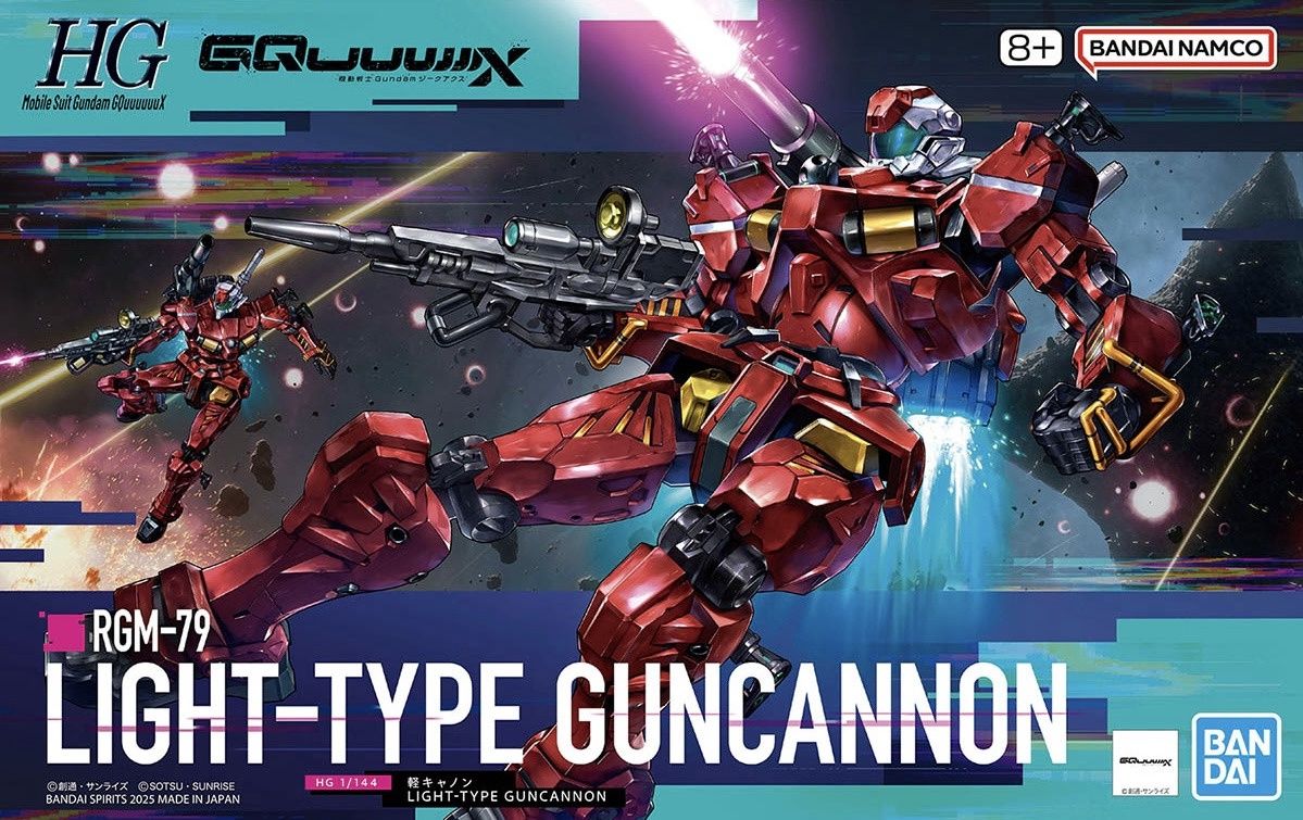 Bandai 1/144 HG GQuuuuuuX RGM-79 Light-Type Guncannon 5068593
