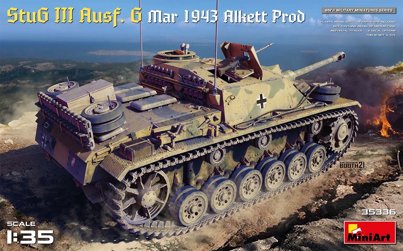 MiniArt 1/35 StuG III Ausf. G Mar 1943 Alkett Prod 35336