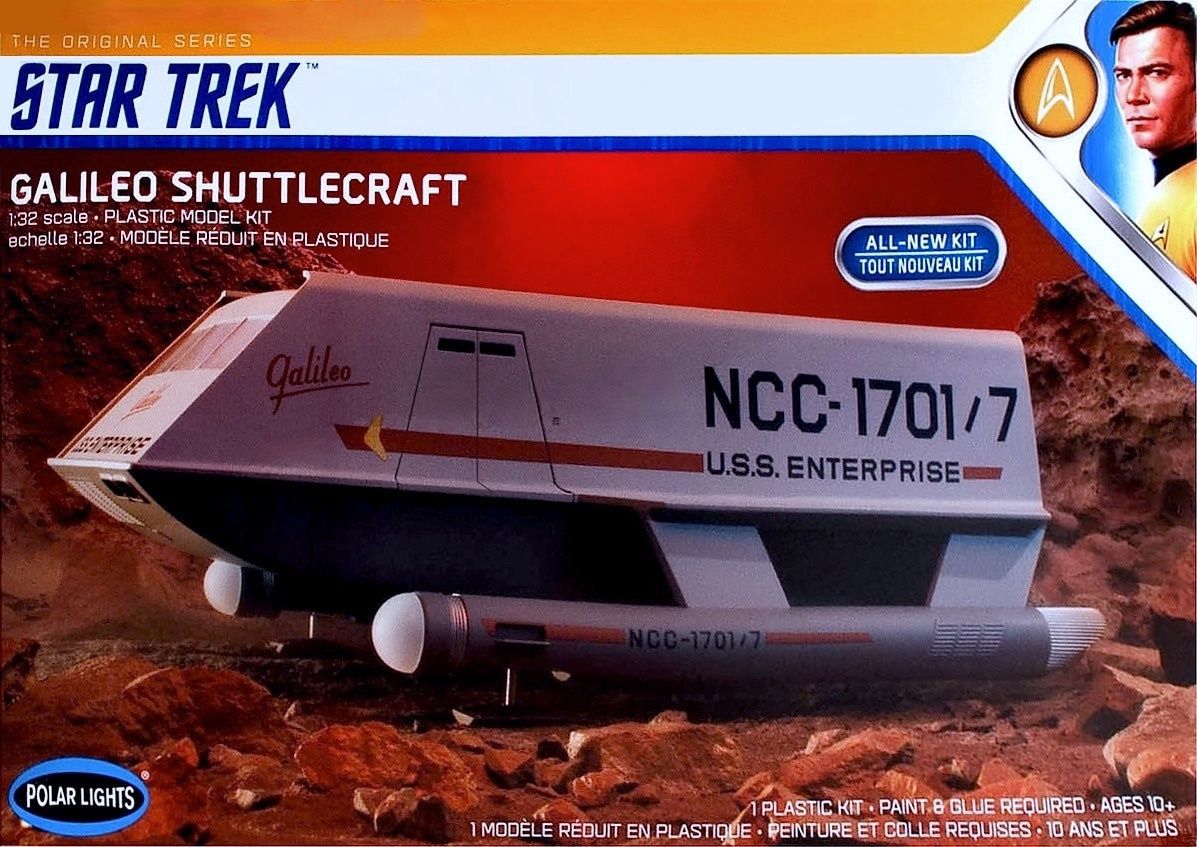 Polar Lights 1/32 Star Trek Galileo NCC 1701-7 Class F Shuttlecraft POL909