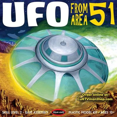 Polar Lights 1/48 Area 51 UFO POL982