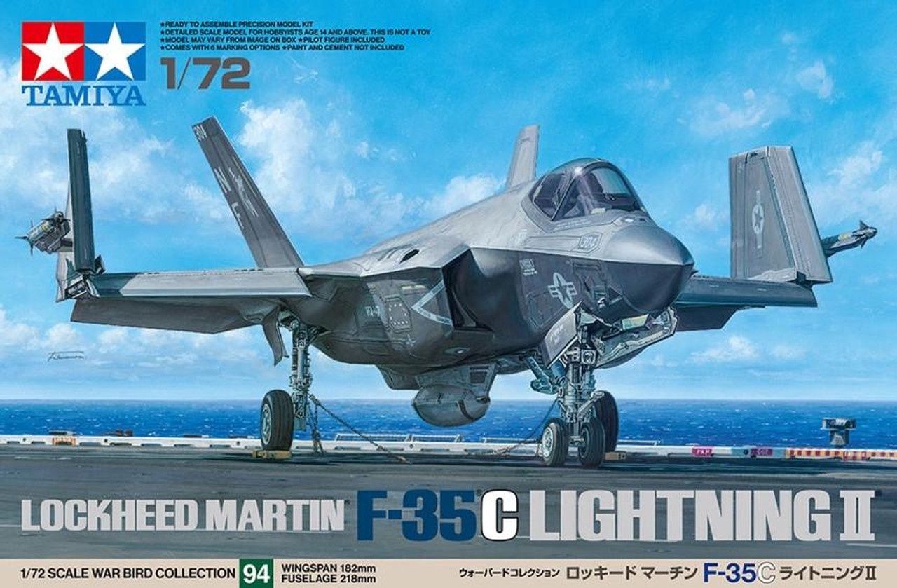 Tamiya 1/72 Lockheed Martin F-35C Lightning II 60794