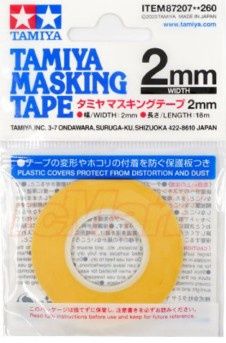 Tamiya Masking Tape 2mm Width x 18m 87207