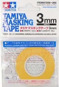 Tamiya Masking Tape 3mm Width x 18m 87208