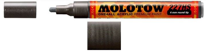 Molotow  4mm Metallic Black Acrylic Paint Marker 227301