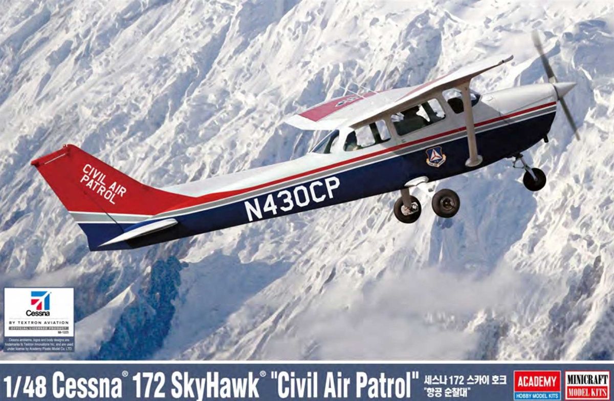 Academy 1/48 Cessna 172 Skyhawk &quot;Civil Air Patrol&quot; ACY12367