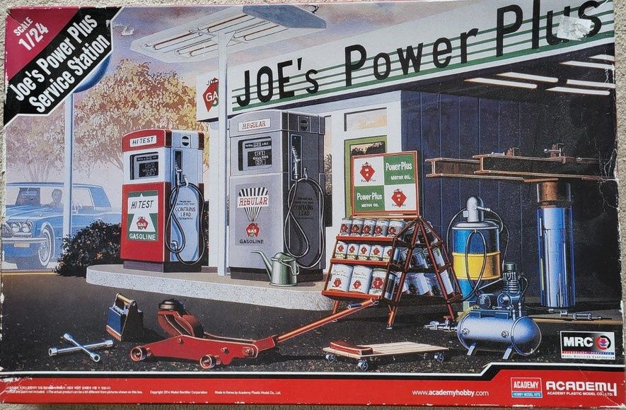 Academy 1/24 Joe&#39;s Power Plus Service Station ACY15122