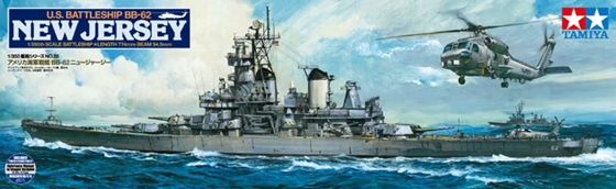 Tamiya 1/350 Battleship USS New Jersey BB-62 78028