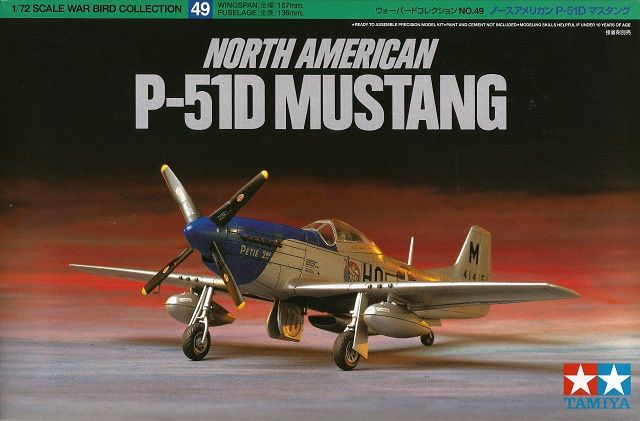 Tamiya 1/72 North American P-51D Mustang 60749
