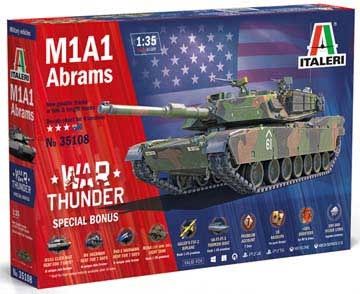Italeri 1/35 M1A1 Abrams - War Thunder Bonus 35108